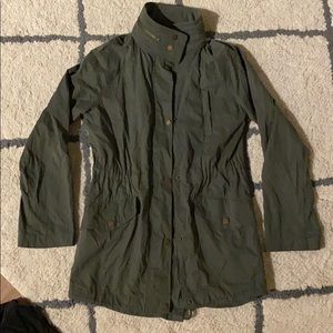 Olive green cargo jacket
